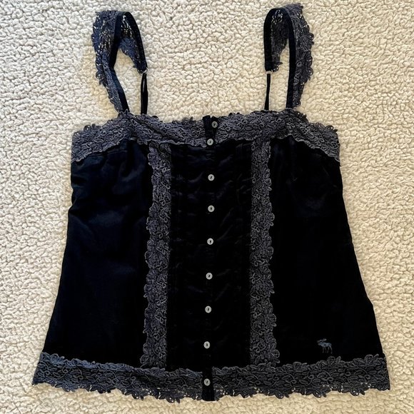 Abercrombie & Fitch Tops - Y2K Abercrombie & Fitch Lace Tank